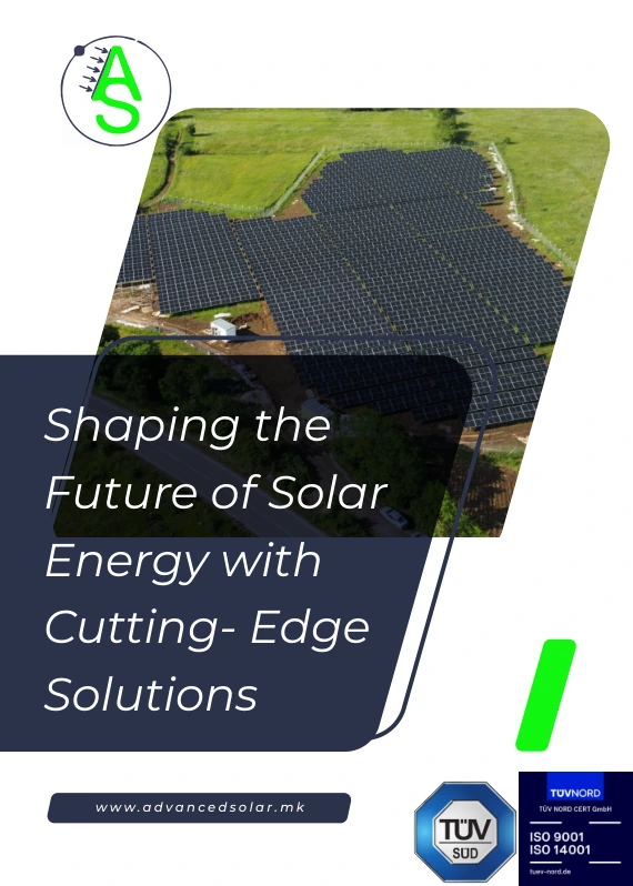 Cover of the Advanced Solar English company brochure