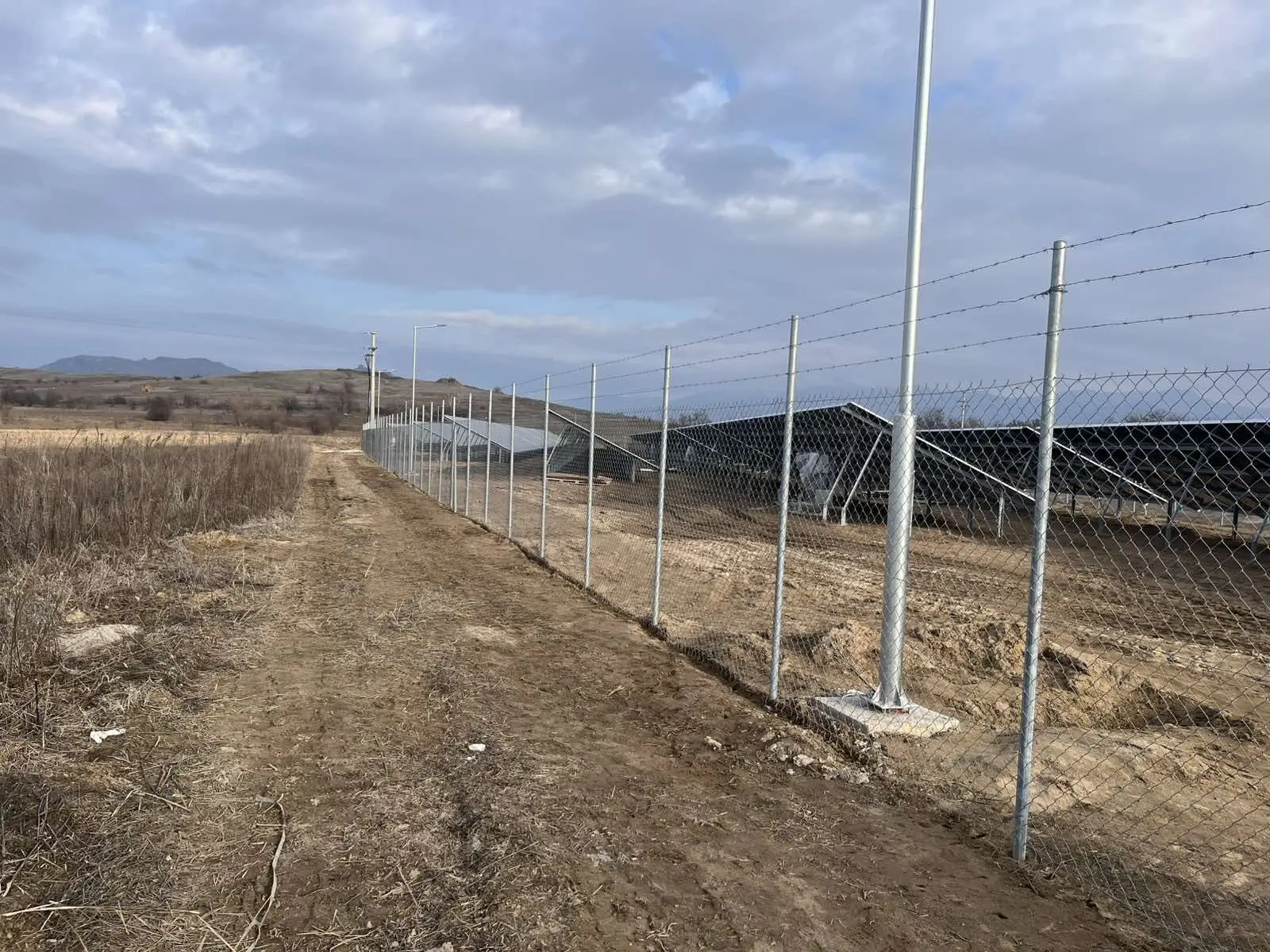 Fence poles