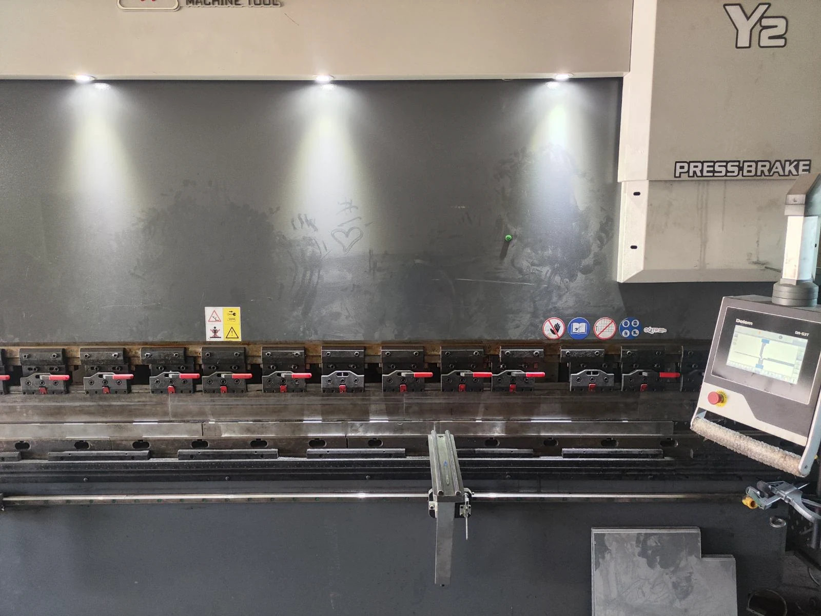 Advanced Solar CNC bending press in the production facility