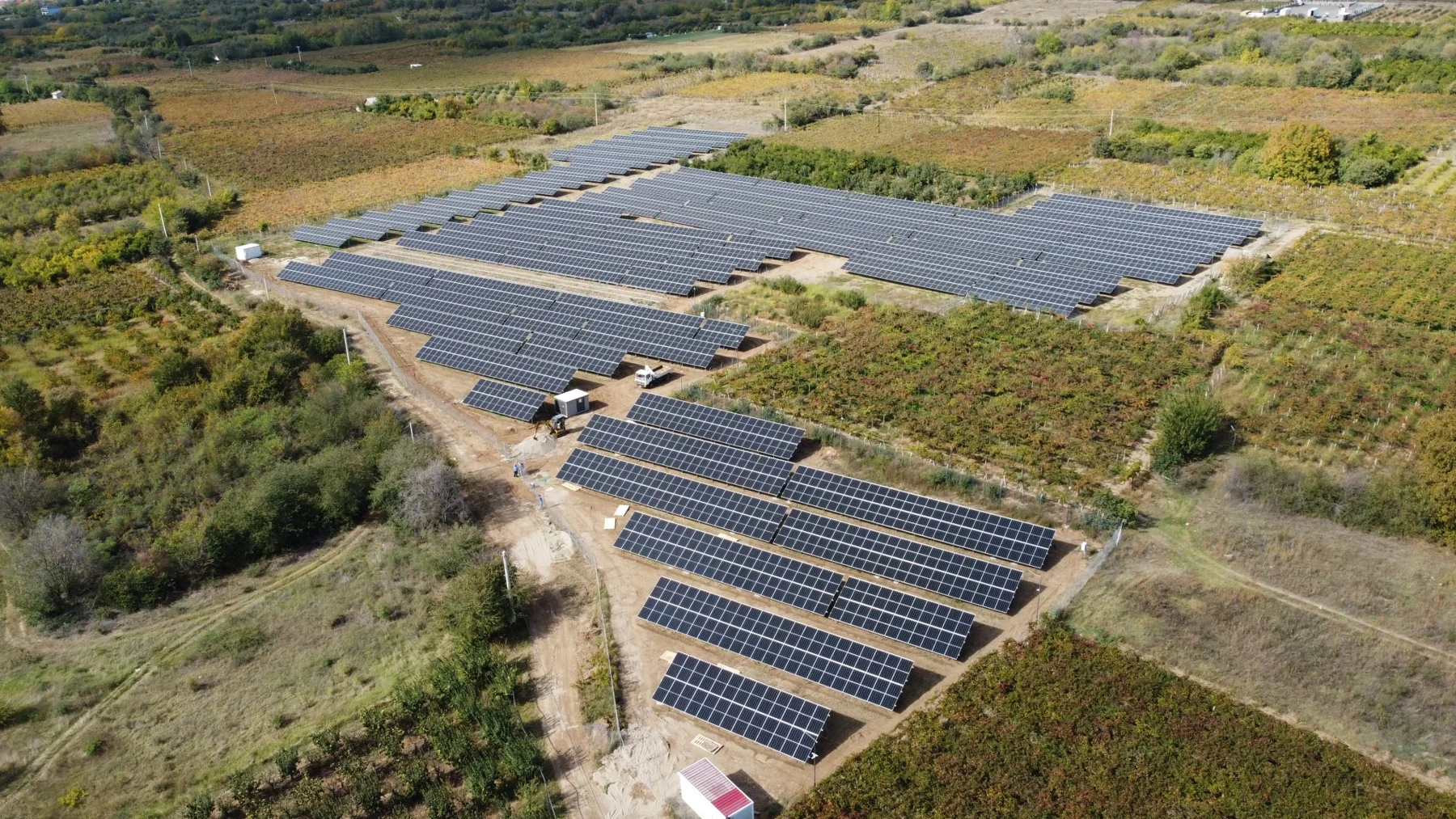 Solar installation shown in the Advanced Solar portfolio